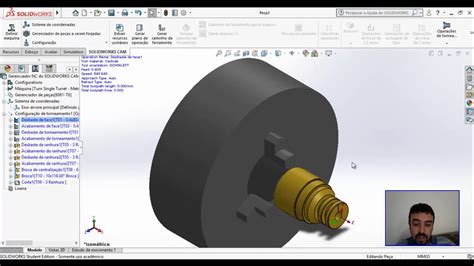 como desenhar torno cnc no solidwork|Solidworks .